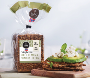 SIGDAL CRISPBREAD SPELT & PUMPKIN SEEDS